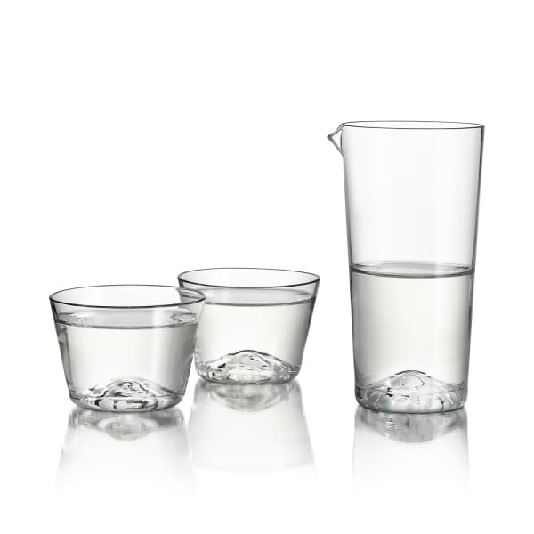 Sake Set 2-Pack and Carafe - Orrefors