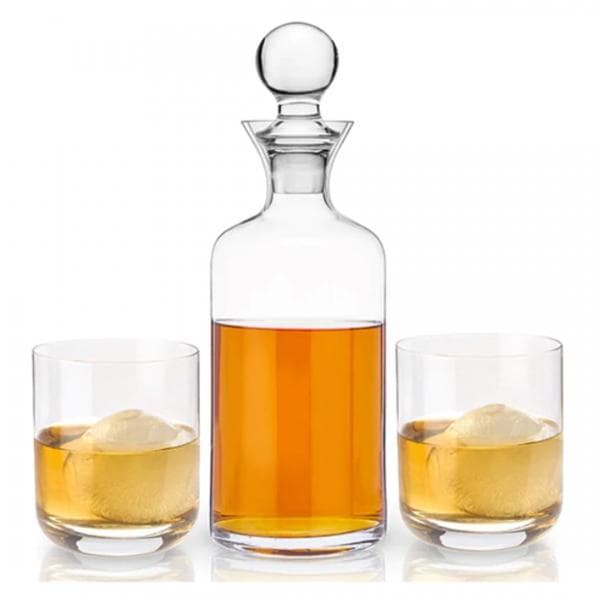 Modern Whiskykaraff & Whiskeyglas Set -