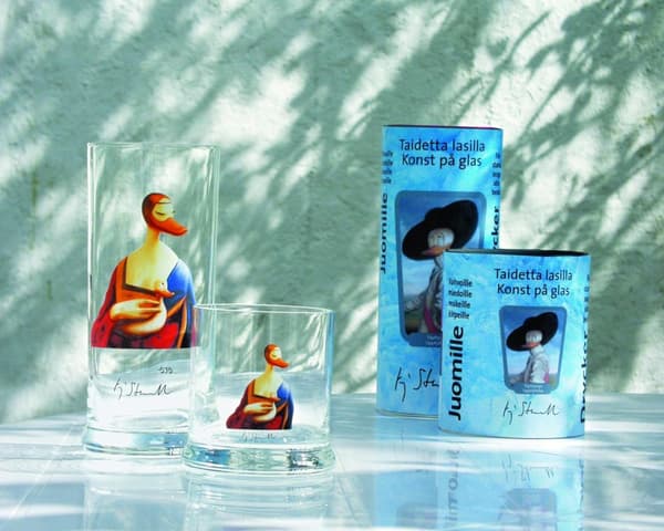 Kaj Stenvall Tumblerglas "Kardinalfel"