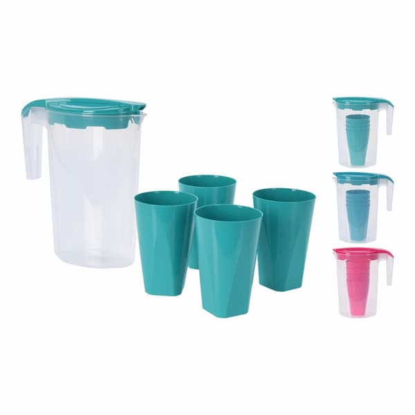 Kannu- ja mukisetti 350 ml 1,75 L Kannu 5 Kappaletta