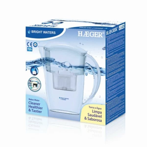 Filtreringskanna Haeger WJ-24W.004A Vit 2,4 L
