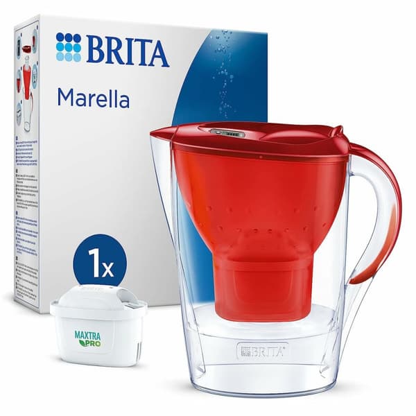 Filtreringskanna Brita Marella Röd 2,4 L