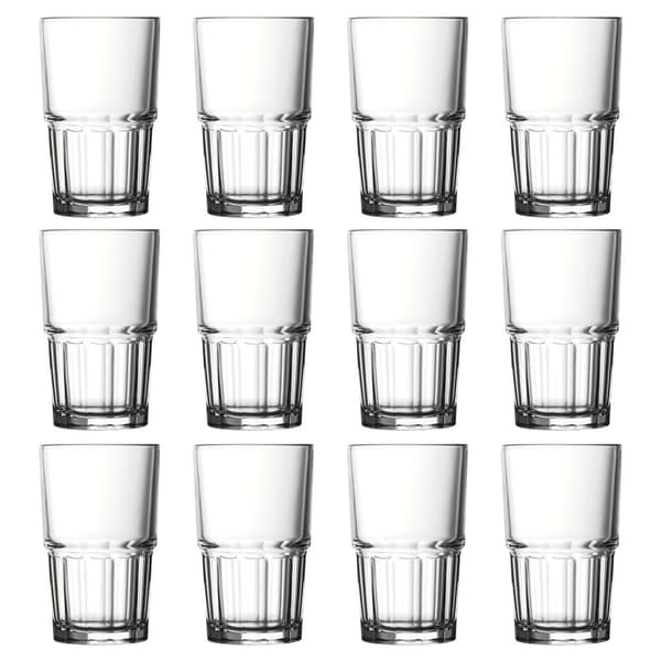 Longdrinkglas, Drikkeglas sæt med 12 stk - Next, 284ml