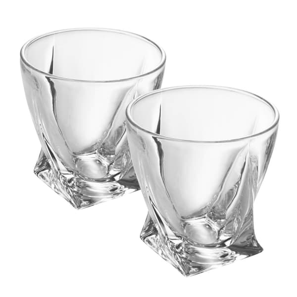 Whiskyglas Set Old Fashioned Whiskey Kristallglas Whiskey Kristallglas Blyfritt perfekt för Scotch, Bourbon, Whisky