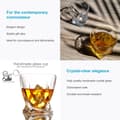 Miniatyrbild 3 av 6: Whiskyglas Set Old Fashioned Whiskey Kristallglas Whiskey Kristallglas Blyfritt perfekt för Scotch, Bourbon, Whisky