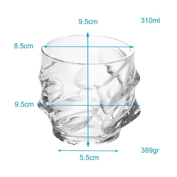 Whiskyglas Set Old Fashioned Whiskey Kristallglas Whiskey Kristallglas Blyfritt perfekt för Scotch, Bourbon, Whisky