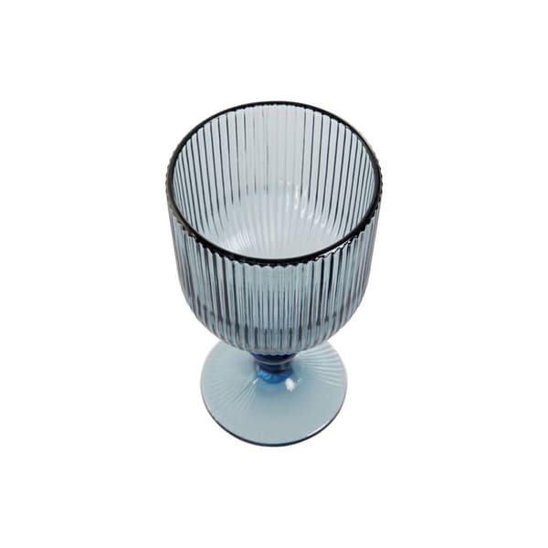 Sæt med glas DKD Home Decor Blå Krystal 325 ml