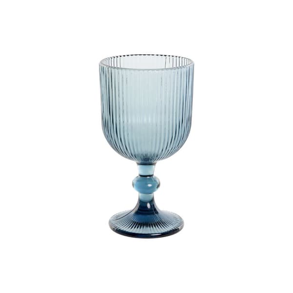 Sæt med glas DKD Home Decor Blå Krystal 325 ml