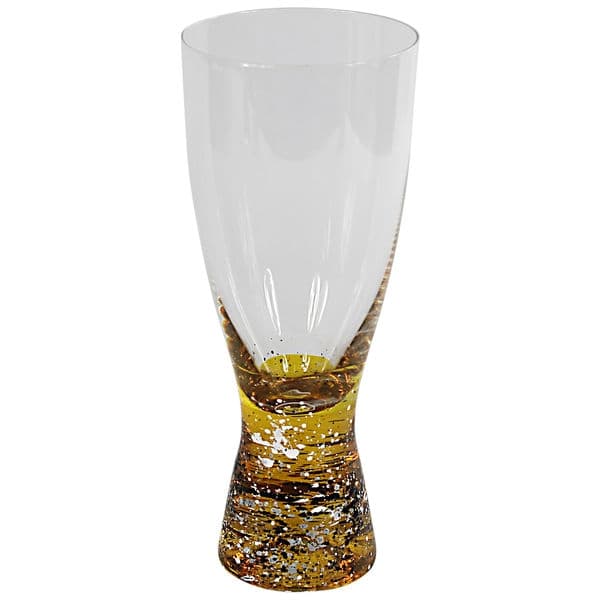 Spruzzi Water Glass 35cl 2-Pack, Yellow - Nybro