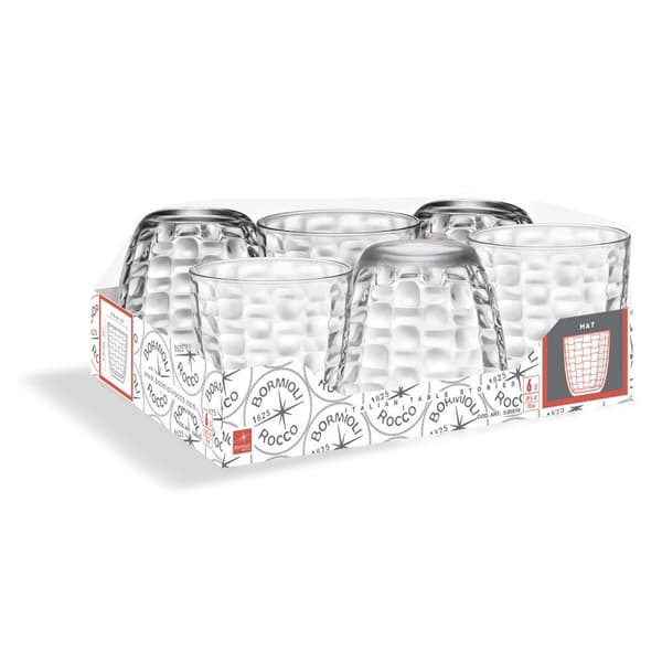 Brillesett Bormioli Rocco Mat 6 enheter Gjennomsiktig Glass 290 ml