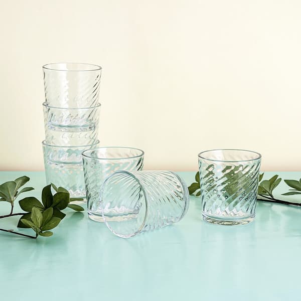 Brillesett Quid Twist Gjennomsiktig Glass 260 ml (6 enheter)