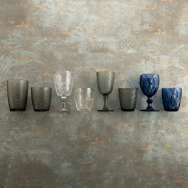 Glasset Bidasoa Ikonic Grå Glas 250 ml 6 Delar