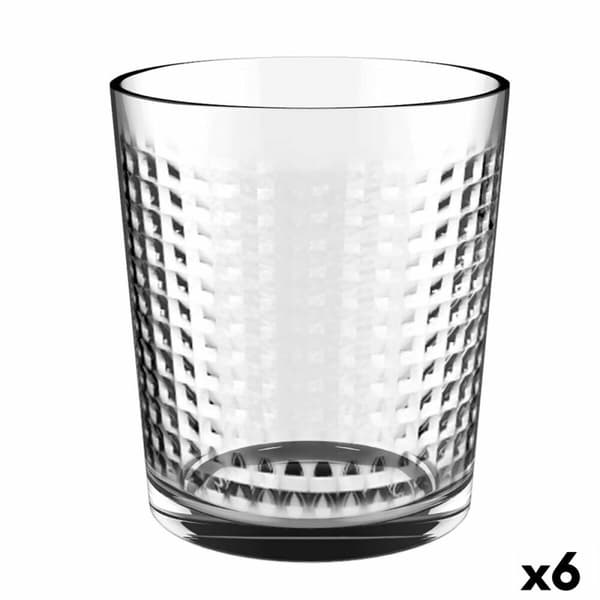 Glas Quid Urban Square Transparent Glas (36 cl) (Pack 6x)