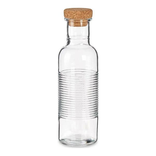 Flaske Pasabahce Hoop Gennemsigtig Natur Kork Glas 1,07 L