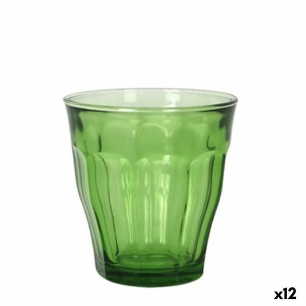 Glassæt Duralex Picardie Grøn 6 Dele 250 ml (12 enheder)