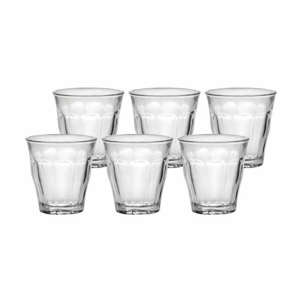 Lasisetti Duralex Picardie Läpinäkyvä 6 Kappaletta 90 ml (24 osaa)