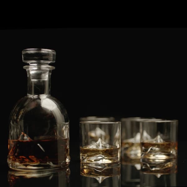 LIITON Everest 4-pack Whisky Glas & Decanter