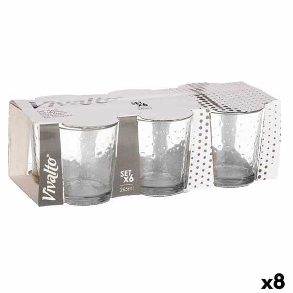 Glasset Vivalto 79064 Transparent Glas Poäng 265 ml (8 antal)