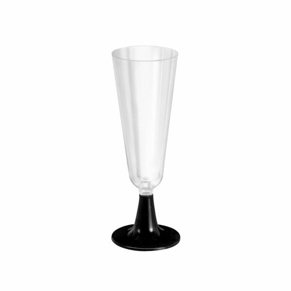 Genanvendelige cavaglas Algon Sort 6 enheder 150 ml (50 Dele)