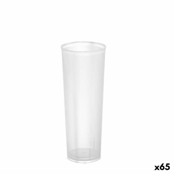 Sæt af genanvendelige kopper Algon Gennemsigtig 65 enheder 330 ml (6 Dele)