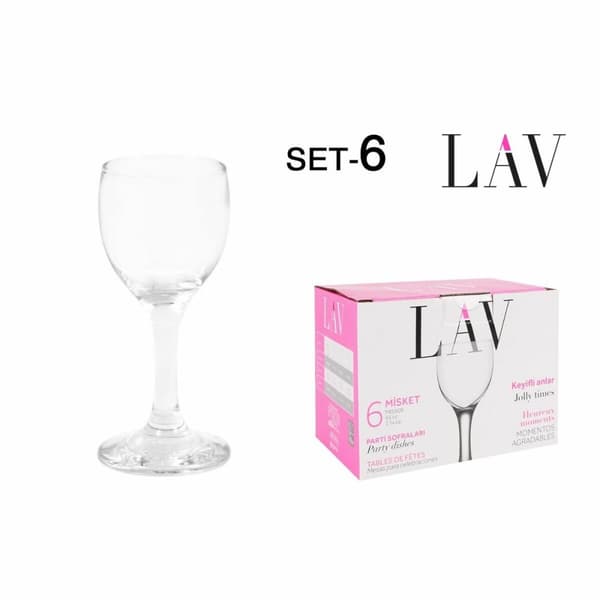 Glasset LAV Misket 6 Delar (4 antal)