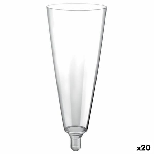 Setti laseja Viejo Valle Flute maxi 160 ml 0,16 l Samppanja 20 Kappaletta (20 osaa)