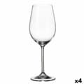 Miniatyrbillede 1 af 2: Sæt med vinglas Bohemia Crystal Clara Hvid 350 ml 6 Dele (6 enheder) (4 enheder)