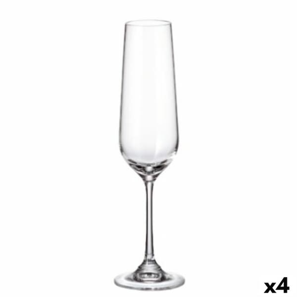 Champagneglas Bohemia Crystal Sira 200 ml champagne 6 Dele (6 enheder) (4 enheder)