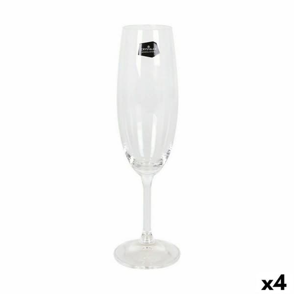 Champagneglas Crystalex Lara Krystal 220 ml Champagne 6 Dele (6 enheder) (4 enheder)