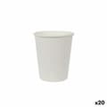 Miniatyrbillede 1 af 2: Glassæt Algon Pap Hvid 30 Dele 250 ml (20 enheder)