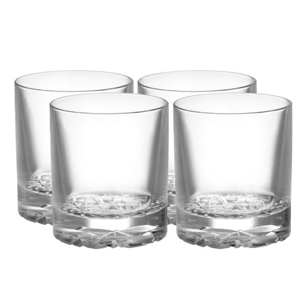 Carat Whisky Glass Old Fashioned 21cl, 4-pack - Orrefors