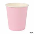 Miniatyrbillede 1 af 2: Glassæt Algon Engangsanvendelse Pap Pink 20 Dele 120 ml (24 enheder)
