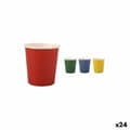 Miniatyrbillede 1 af 2: Glassæt Algon Engangsanvendelse Pap Multifarvet 20 Dele 120 ml (24 enheder)