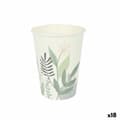 Miniatyrbillede 1 af 2: Glassæt Algon Engangsanvendelse Pap Floral 8 Dele 330 ml (18 enheder)