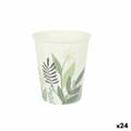 Miniatyrbild 1 av 2: Glasset Algon Engångsanvändning Papp Blommig 10 Delar 250 ml (24 antal)
