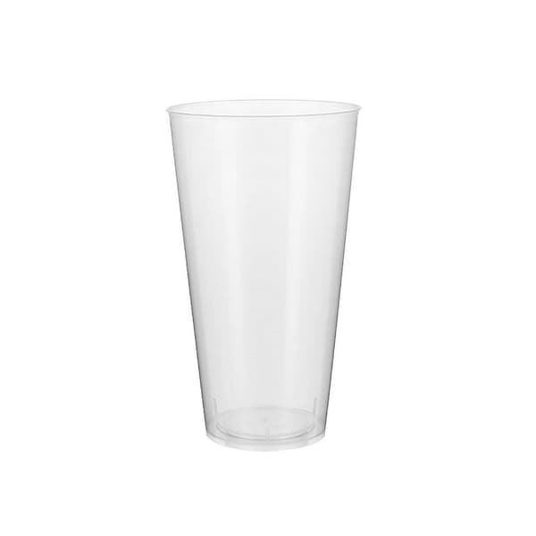 Sarja kierrätettäviä mukeja Algon Muovinen Läpinäkyvä 4 Kappaletta 450 ml (64 osaa)
