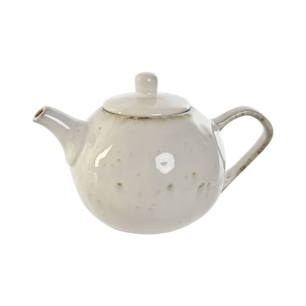 Teekannu Home ESPRIT Valkoinen Kivitavara 850 ml