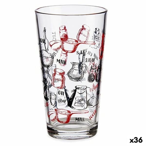 Målebæger Vivalto Recipe Glas 450 ml (36 Enheder)