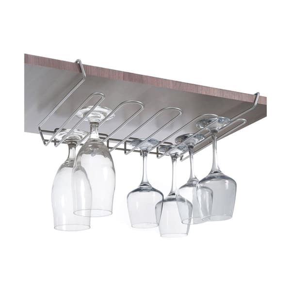 Lasiteline Metaltex My-crystal 38 x 26 x 7 cm Metalli Jopa 12 lasille joiden enimmäishalkaisija jalkoineen 7 cm