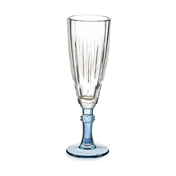 Champagneglas Vivalto Exotic Blå Glas 170 ml