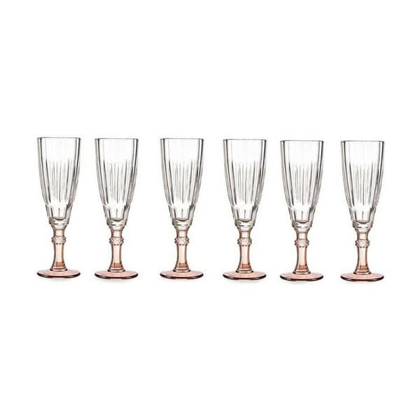 Champagneglas Vivalto PR05720ST3/BHA6 COFF Brun Glas 170 ml (6 antal)