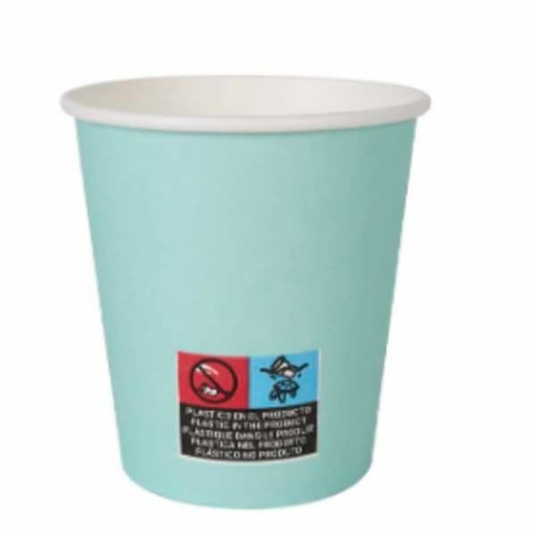 Glasset Algon Papp Engångsanvändning Aquamarine 36 antal 200 ml (24 Delar)