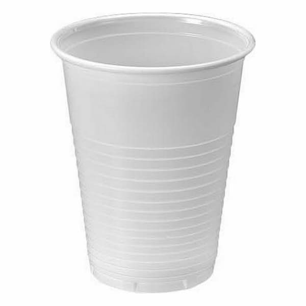 Set med återanvändbara glas Algon Vit 25 Delar 200 ml (24 antal)