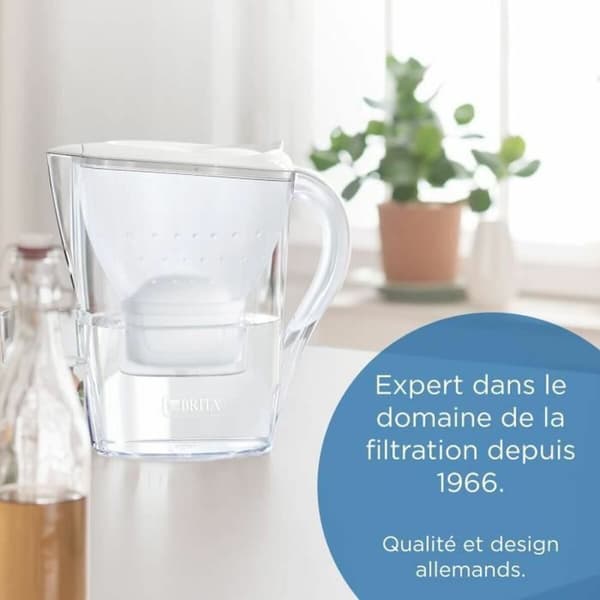 Kande Med Filter Brita Carafe Marella Grafit Plastik 2,4 L