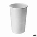 Miniatyrbillede 1 af 3: Sæt af genanvendelige kopper Algon Hvid 25 Dele 250 ml (48 enheder)
