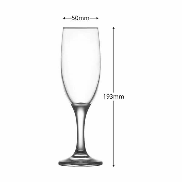 Champagneglas Inde Misket Sæt 190 ml (4 enheder)