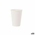 Miniatyrbillede 1 af 2: Glassæt Algon Pap Hvid 45 Dele 220 ml (20 enheder)