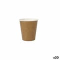 Miniatyrbillede 1 af 2: Glassæt Algon Engangsanvendelse kraftpapir 50 Dele 120 ml (20 enheder)