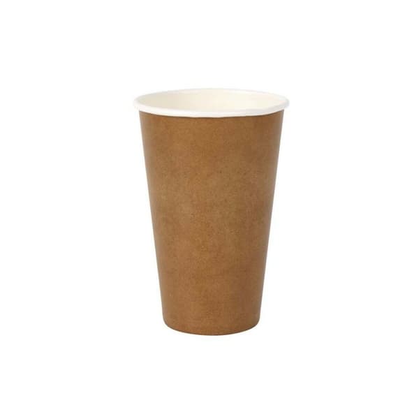 Glassæt Algon Engangsanvendelse kraftpapir 6 Dele 450 ml (16 enheder)