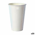 Miniatyrbilde 1 av 3: Sett med glass Algon Engangsbruk Karakterer Hvit 35 Deler 350 ml (20 enheter)